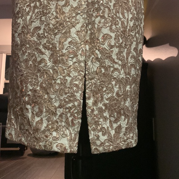 Xscape sequin dress long sleeve 14w - Picture 5 of 5
